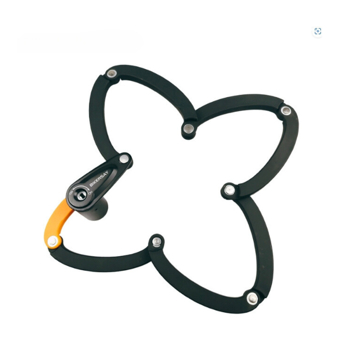 GAVTON Heavy Duty Steel Foldable Bike Chain Lock with Mounting Bracket