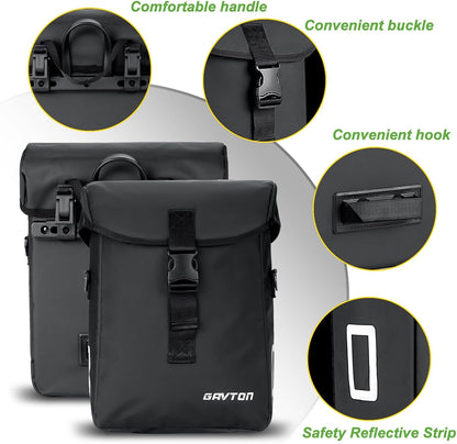 GAVTON Bike Rear Rack Waterproof Bag
