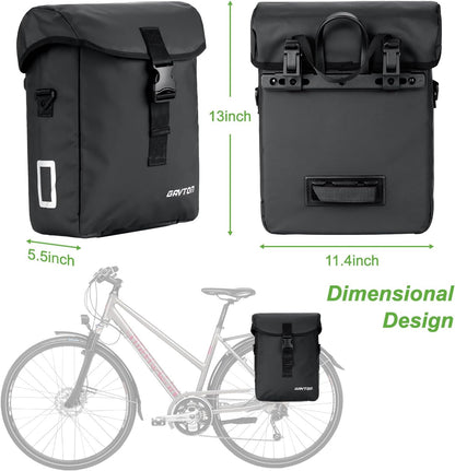 GAVTON Bike Rear Rack Waterproof Bag